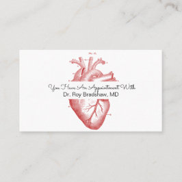 Cardiology Medical Appointment PatiëntenKaart Afsprakenkaartje