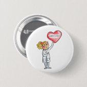 Cardiology Ronde Button 5,7 Cm (Voorkant /achterkant)