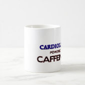 Cardioloog aangedreven door cafeïne koffiemok (Center)