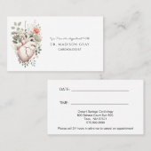 Cardioloog Afsprakenkaartje (Voorkant / Achterkant)