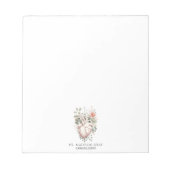 Cardioloog anatomisch hart notitieblok (Voorkant)