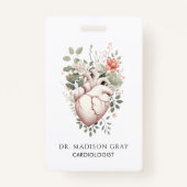 Cardioloog Doctor Badge (Voorkant)