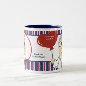 Cardioloog Doctor Gift Coffee Mok (Center)