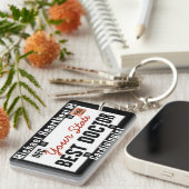 Cardioloog Doctor License Bord Sleutelhanger (Voorkant Rechts)