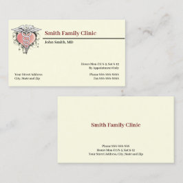 Cardioloog Doctor Medical Symbol Visitekaartje