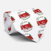 Cardioloog DOCTOR MERRY CHRISTMAS Stropdas (Opgerold)