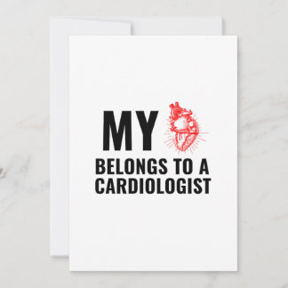 Cardioloog dokter grappig hart bedankkaart