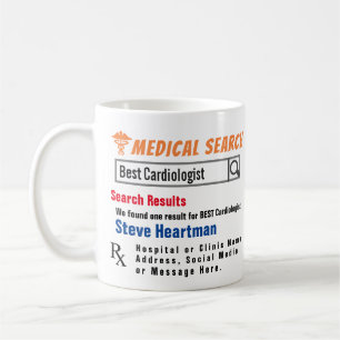 Cardioloog Funny Search Gift Mok