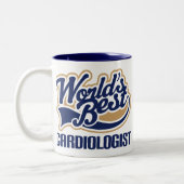 Cardioloog Gift Tweekleurige Koffiemok (Links)
