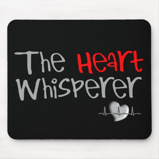 Cardioloog Gifts "The Heart Whisperer" Muismat (Voorkant)