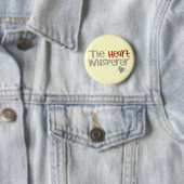 Cardioloog Gifts "The Heart Whisperer" Ronde Button 5,7 Cm (In situ)