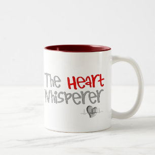 Cardioloog Gifts "The Heart Whisperer" Tweekleurige Koffiemok