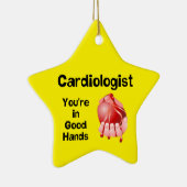 Cardioloog Goede Handen Keramisch Ornament (Rechts)