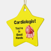 Cardioloog Goede Handen Keramisch Ornament (Links)