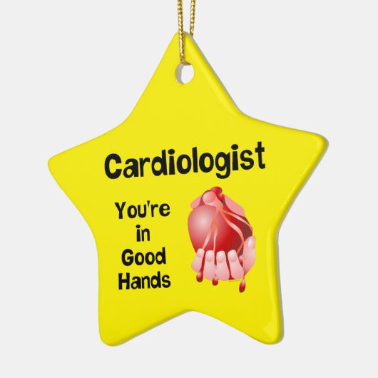 Cardioloog Goede Handen Keramisch Ornament (Links)