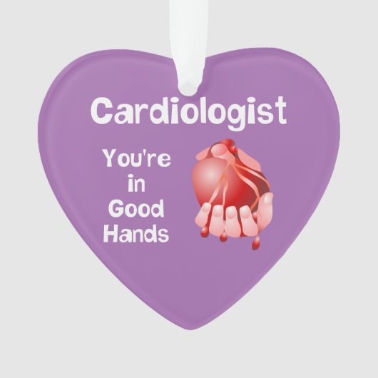 Cardioloog Goede Handen Ornament (voorkant)