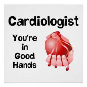 Cardioloog Goede Handen Perfect Poster
