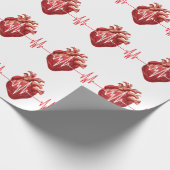 Cardioloog Hart Doctor Cardiologie Echo Design Cadeaupapier (Hoek)