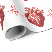 Cardioloog Hart Doctor Cardiologie Echo Design Cadeaupapier (Rol Hoek)
