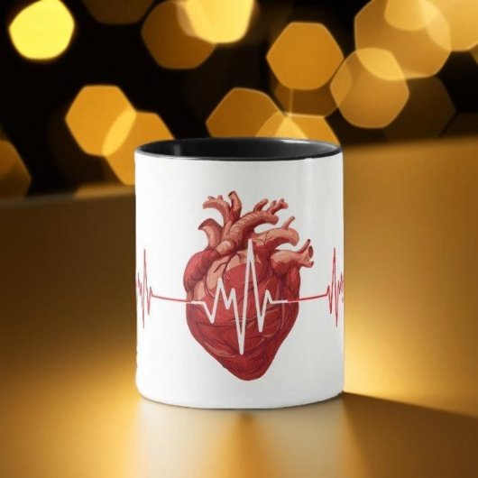 Cardioloog Hart Doctor Cardiologie Echo Design Mok