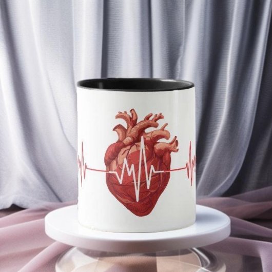 Cardioloog Hart Doctor Cardiologie Echo Design Mok