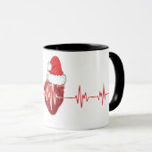 Cardioloog Hart Doctor Cardiologie Echo Design Mok (Voorkant rechts)