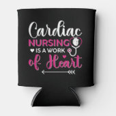 cardioloog hartslag cardiologie hartverpleegkundig blikjeskoeler (Voorkant)