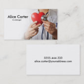 Cardioloog Heart Doctor Clinic First Aid Visitekaartje (Voorkant / Achterkant)