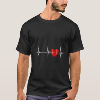 Cardioloog Heart Ekg Hartslag Pulseline Cardiol T-shirt