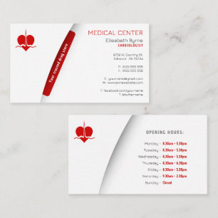 Cardioloog   Heart Specialist   Hart Doctor Visitekaartje