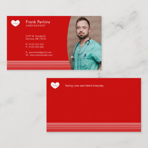 Cardioloog Heart Specialist Hart Doctor Visitekaartje