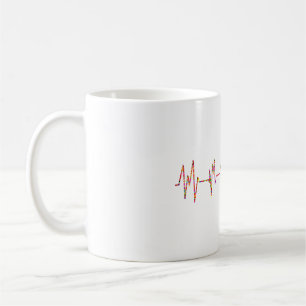 Cardioloog Heartbeat EKG ECG Cardiologie Koffiemok
