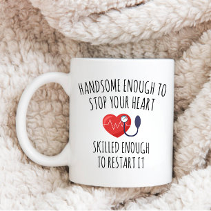 cardioloog, KNAP GENOEG OM JE HART TE STOPPEN Koffiemok