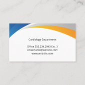 Cardioloog Logo | Medisch Visitekaartje (Achterkant)