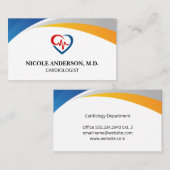 Cardioloog Logo | Medisch Visitekaartje (Voorkant / Achterkant)