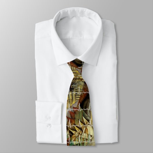 Cardioloog Max Weber Art "Rush Hour" Stropdas (Gebonden)