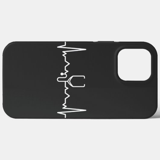 Cardioloog met ECG Case-Mate iPhone Case (Achterkant (horizontaal))