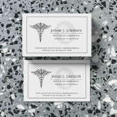 cardioloog | Minimalistisch vervaagd hart symbool Visitekaartje