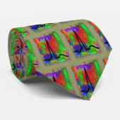 Cardioloog Necktie-QRS Design Stropdas (Opgerold)