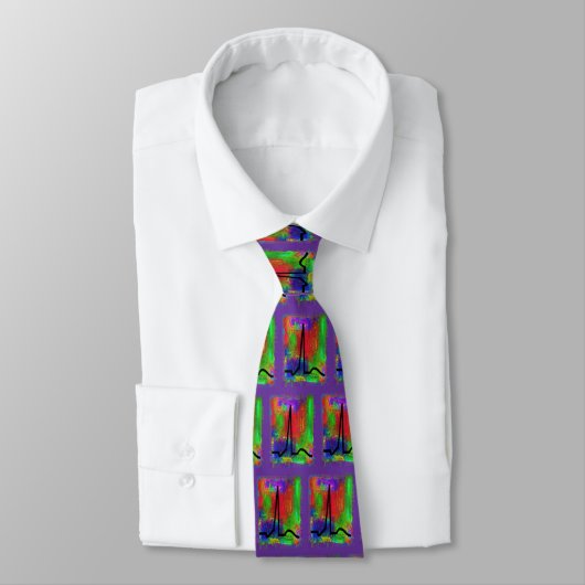 Cardioloog Necktie-QRS Design Stropdas (Gebonden)