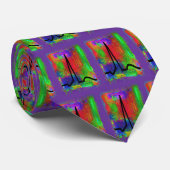 Cardioloog Necktie-QRS Design Stropdas (Opgerold)