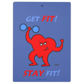 Cardioloog of cardioloog verpleegster, speciaal ge klembord (Achterkant)