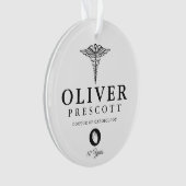 Cardioloog Professional Afstuderen | Pensionering Ornament (voorkant)