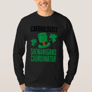 Cardioloog St Patricks Day Kolder Coördinator T-shirt