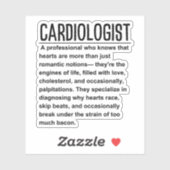 Cardioloog Sticker (Vel)