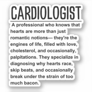 Cardioloog Sticker