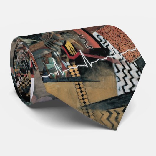 Cardioloog Stropdas Max Weber Art (Opgerold)