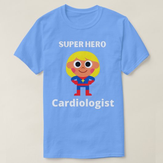 cardioloog superheld t-shirt (Design voorkant)