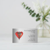 Cardioloog Visitekaartje (Staand voorkant)