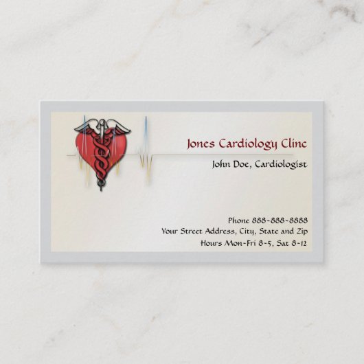 Cardioloog Visitekaartje (Voorkant)